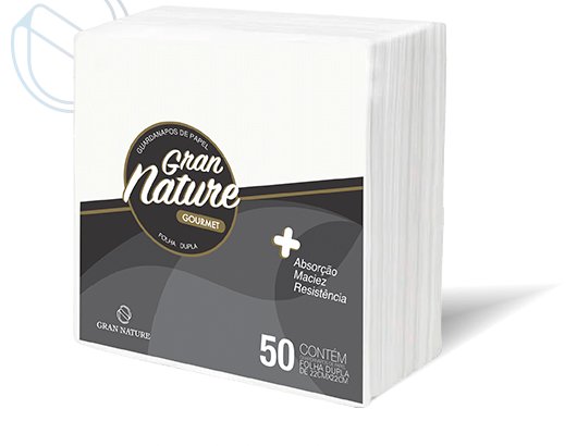 Guardanapo de papel folha dupla Gourmet