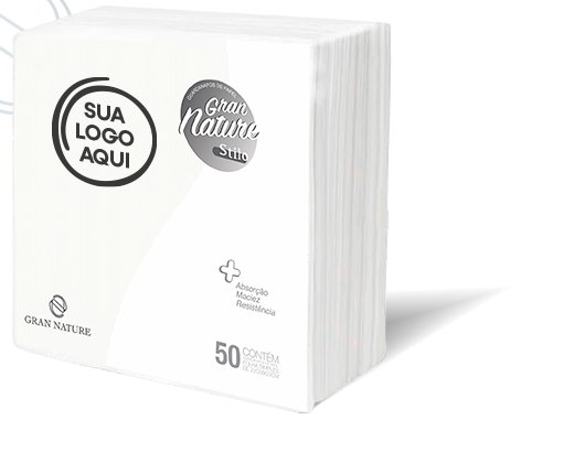 Guardanapo de papel folha dupla Stilo personalizável